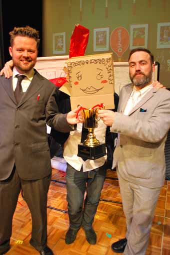 Matt Taylor (left) and Mark Simpson (right) win Sydney Design