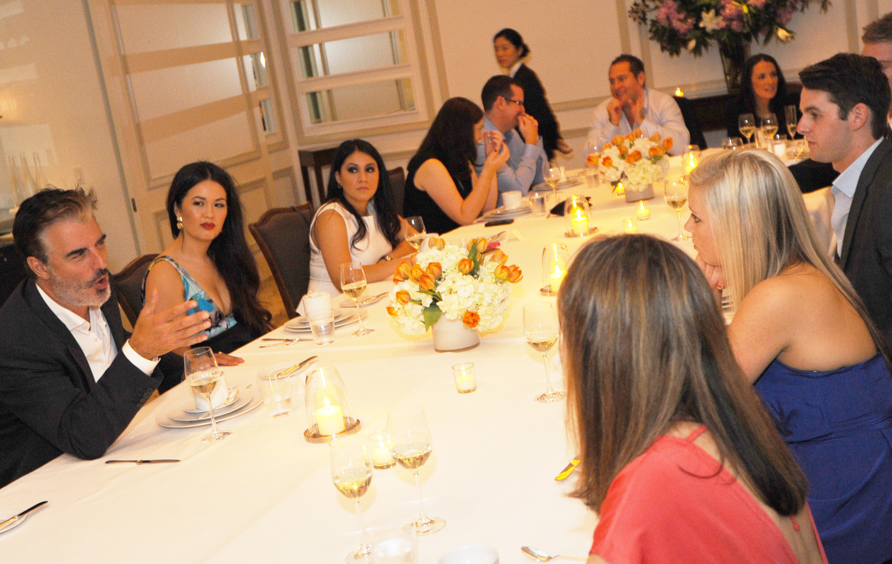 Chris Noth and Australian ad executives at the Win Big in New York dinner at Manhattan.jpeg