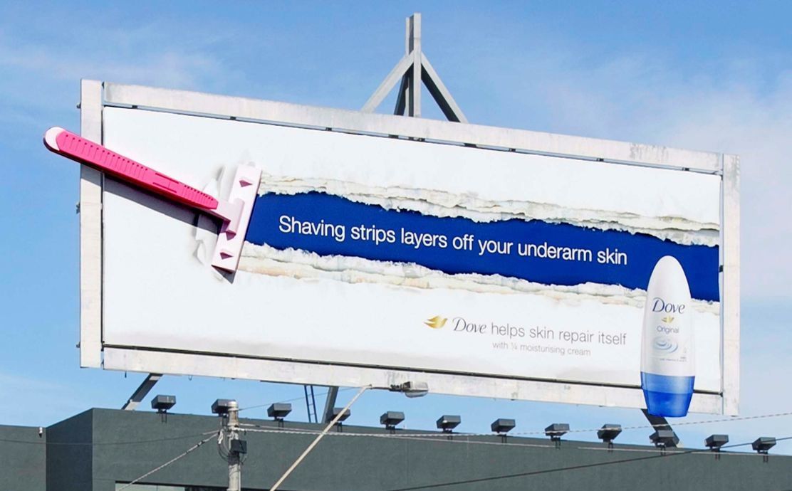 DOVE_Special Build_Shaver on top of oOh! Media billboardd.jpg