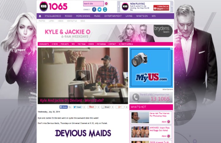 Devious Maids on Kyle and Jackie O.jpg