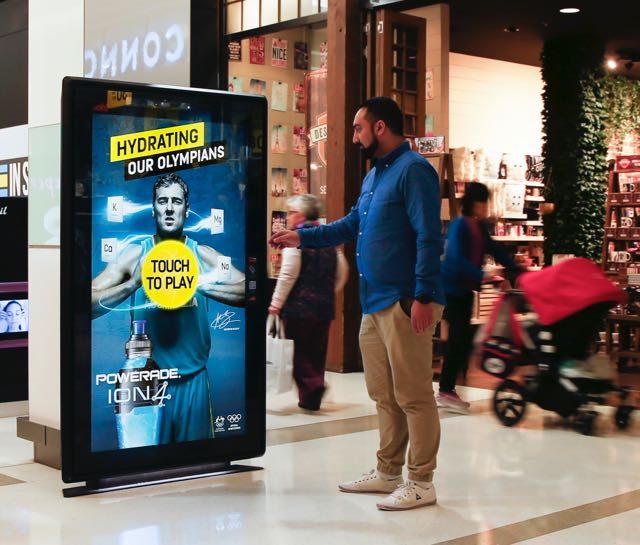 Powerade Interactive Camapign on oOh!