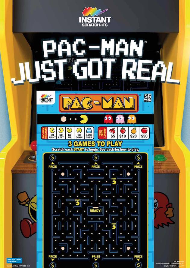 Tatts7550 Pac-Man - A2 Poster - Golden Casket2.jpg