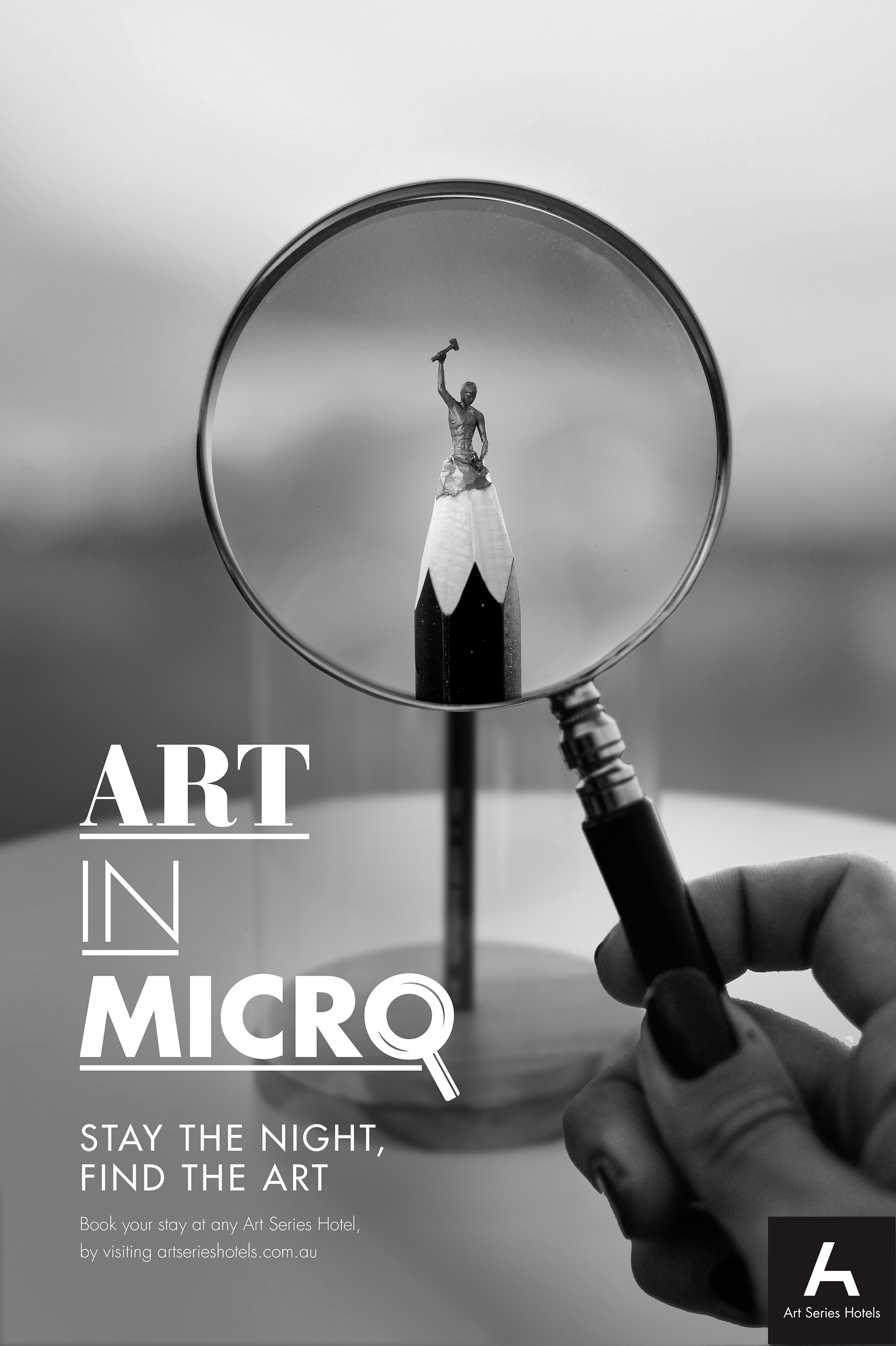 Art Series Hotels Launches ‘Art in Micro’ exhibition of micro art via Thinkerbell