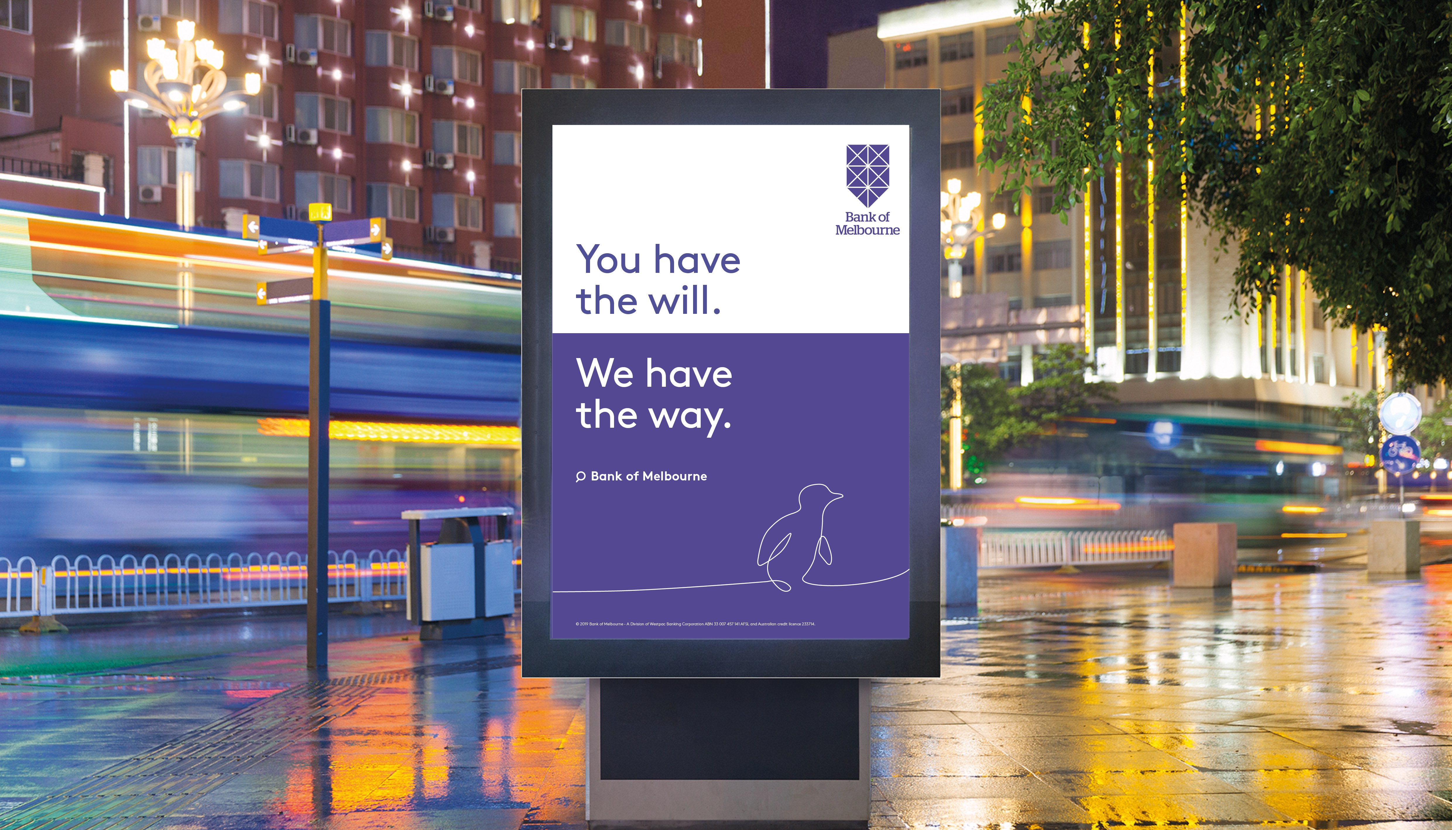 Sassy penguin takes on the city in new campaign for Bank of Melbourne via Saatchis Melbourne