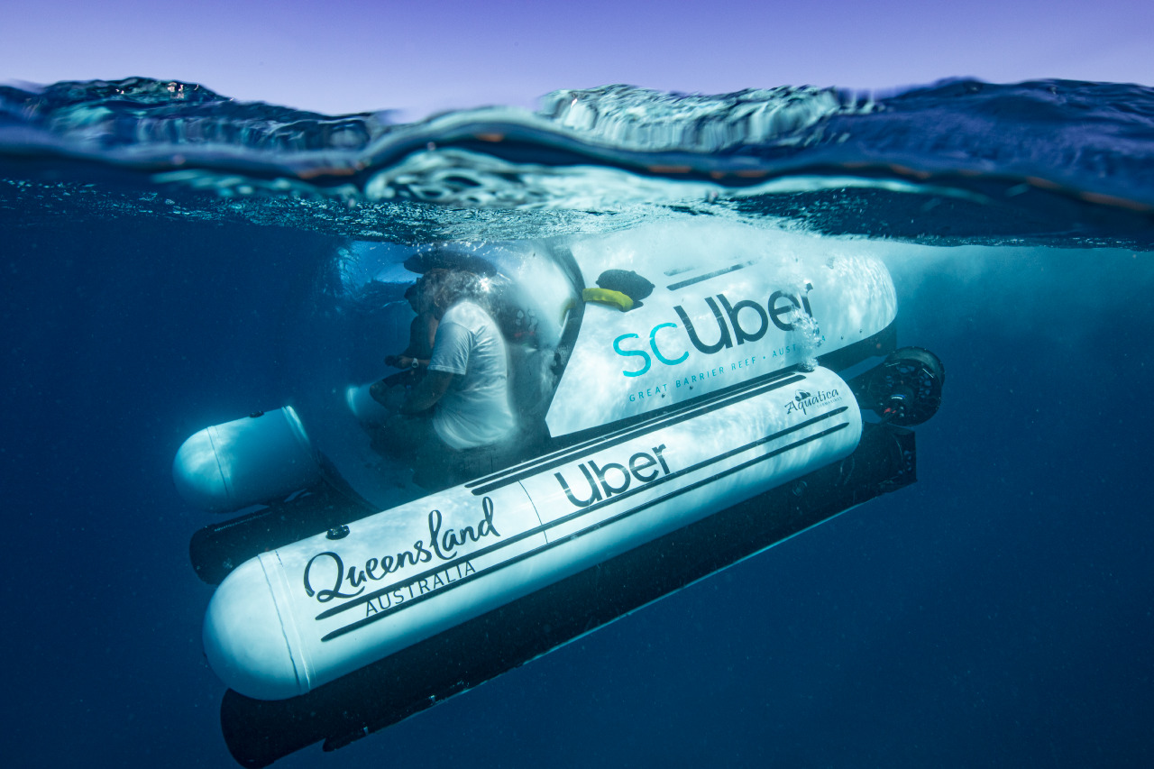 Tourism & Events Queensland partner with Uber to launch world’s first rideshare submarine ‘scUber’ via Publicis Worldwide and Herd MSL