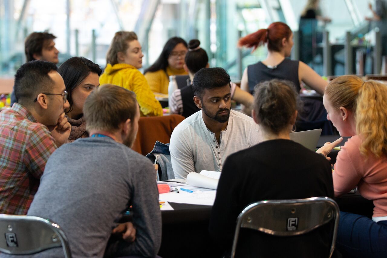 Ideas for the future flow at recent Hack Fed Square event part of Melbourne Knowledge Week