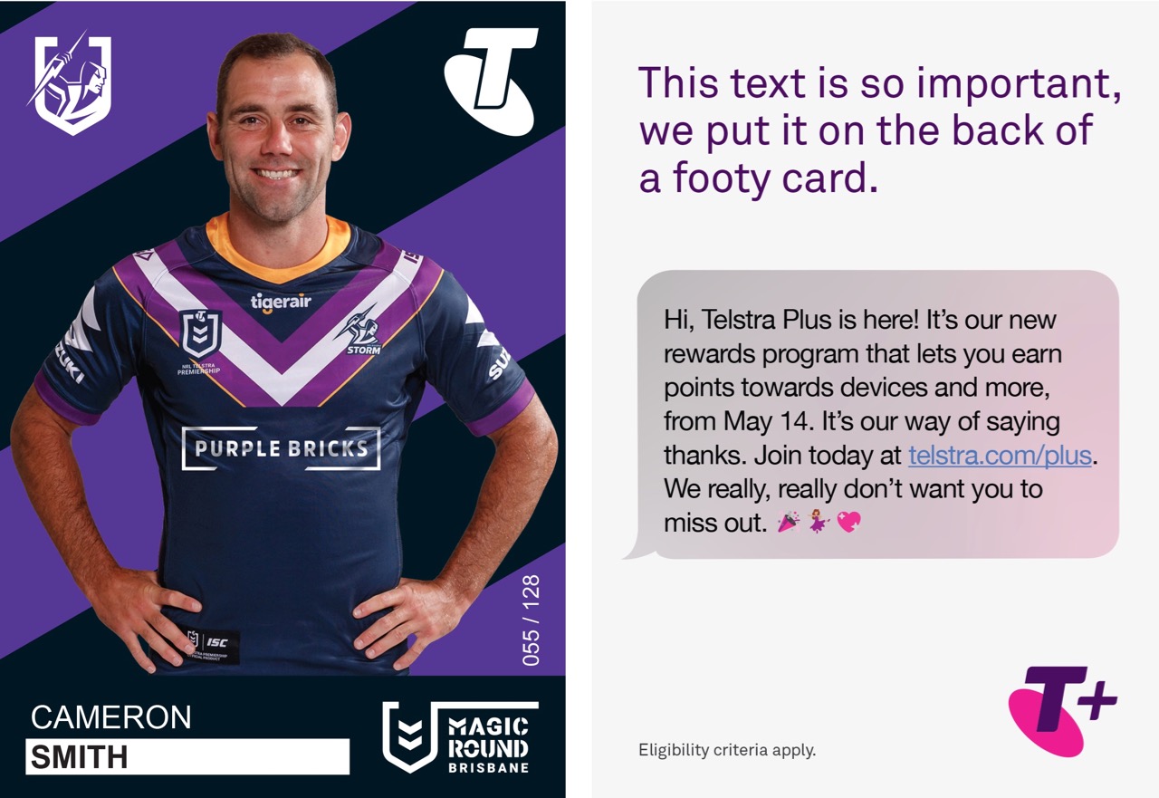 Telstra sends Aussies the most important text msg in Telstra Plus campaign via The Monkeys