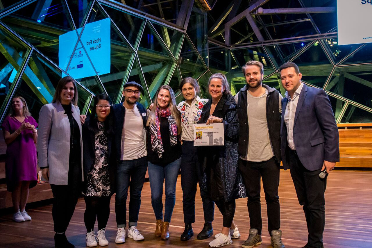 Ideas for the future flow at recent Hack Fed Square event part of Melbourne Knowledge Week