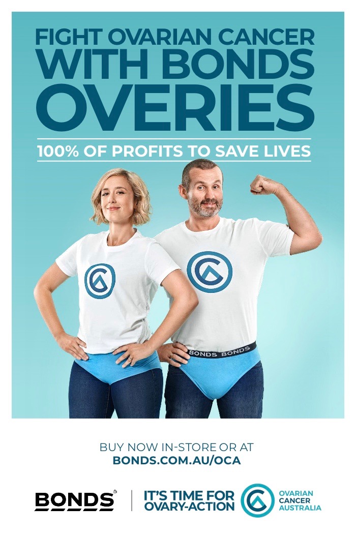 Ovarian Cancer Australia calls for true heroes to wear ‘Overies’ in latest campaign via 10 feet tall