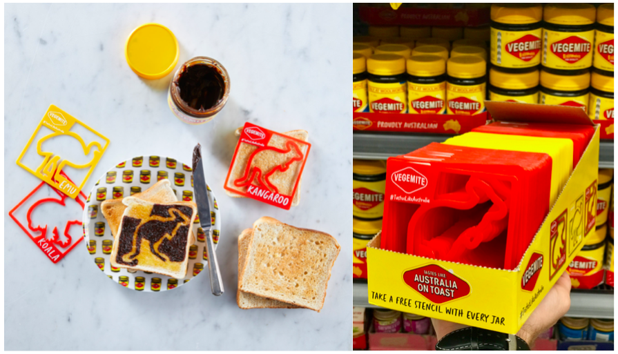 Vegemite brings joy to the family breakfast table with launch of new toast stencils via Thinkerbell