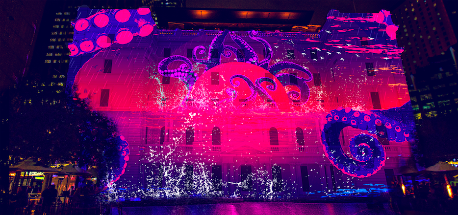 Spinifex launches large underwater projection experience for Vivid Sydney – Under the Harbour