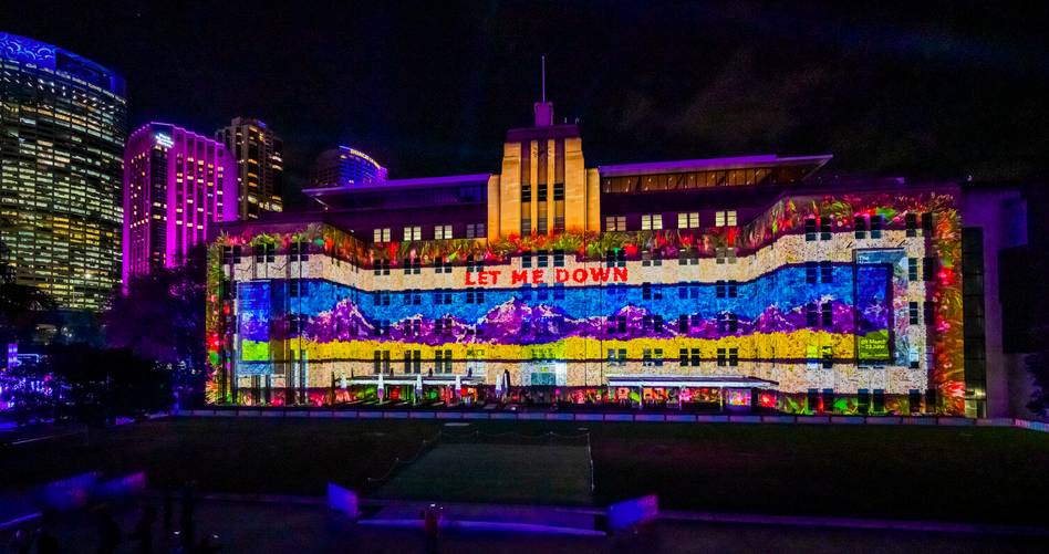 Spinifex and artist Claudia Nicholson create new immersive projection experience for Vivid Sydney