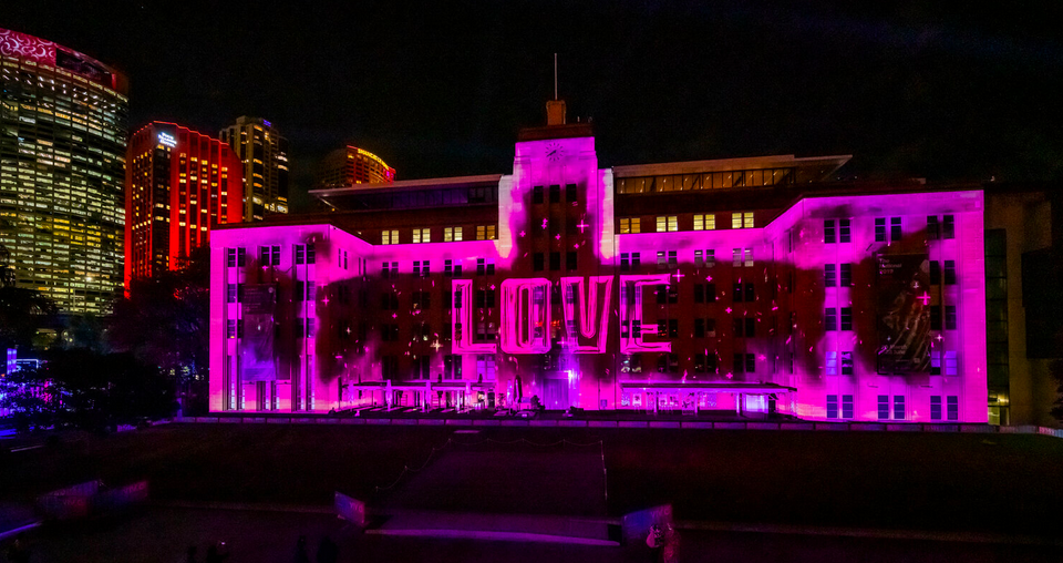 Spinifex and artist Claudia Nicholson create new immersive projection experience for Vivid Sydney