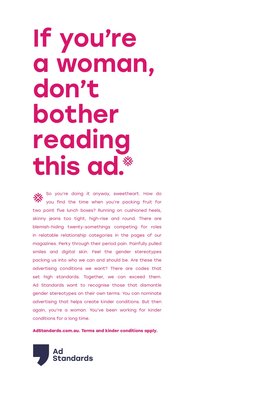 Ad Standards challenges stereotypes in thought-provoking campaign via LOUD Communications