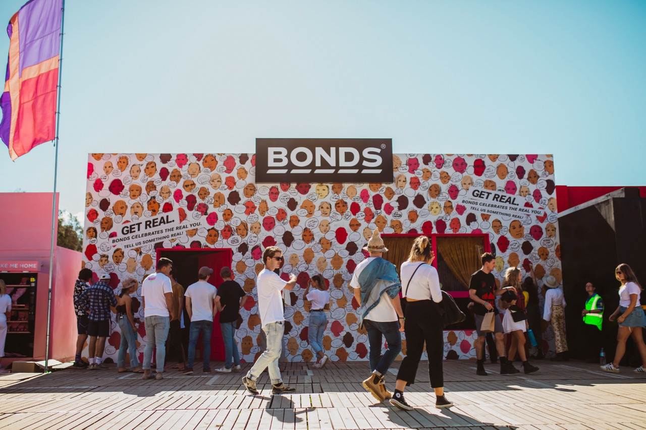 Bonds launches ‘Bonds Bedrooms’ consumer activation at Splendour in the Grass via Taboo