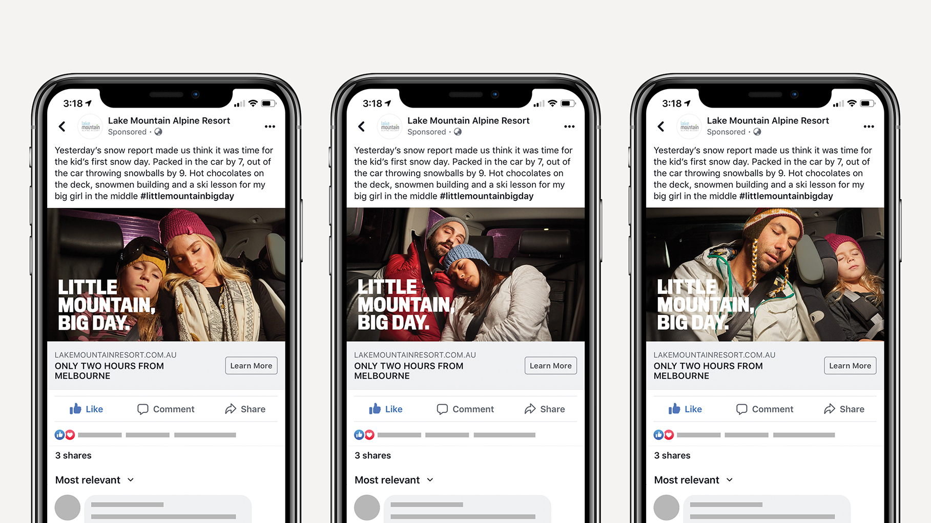 Lake Mountain Alpine Resort launches new ‘Little Mountain, Big Day’ brand work via The Reactor