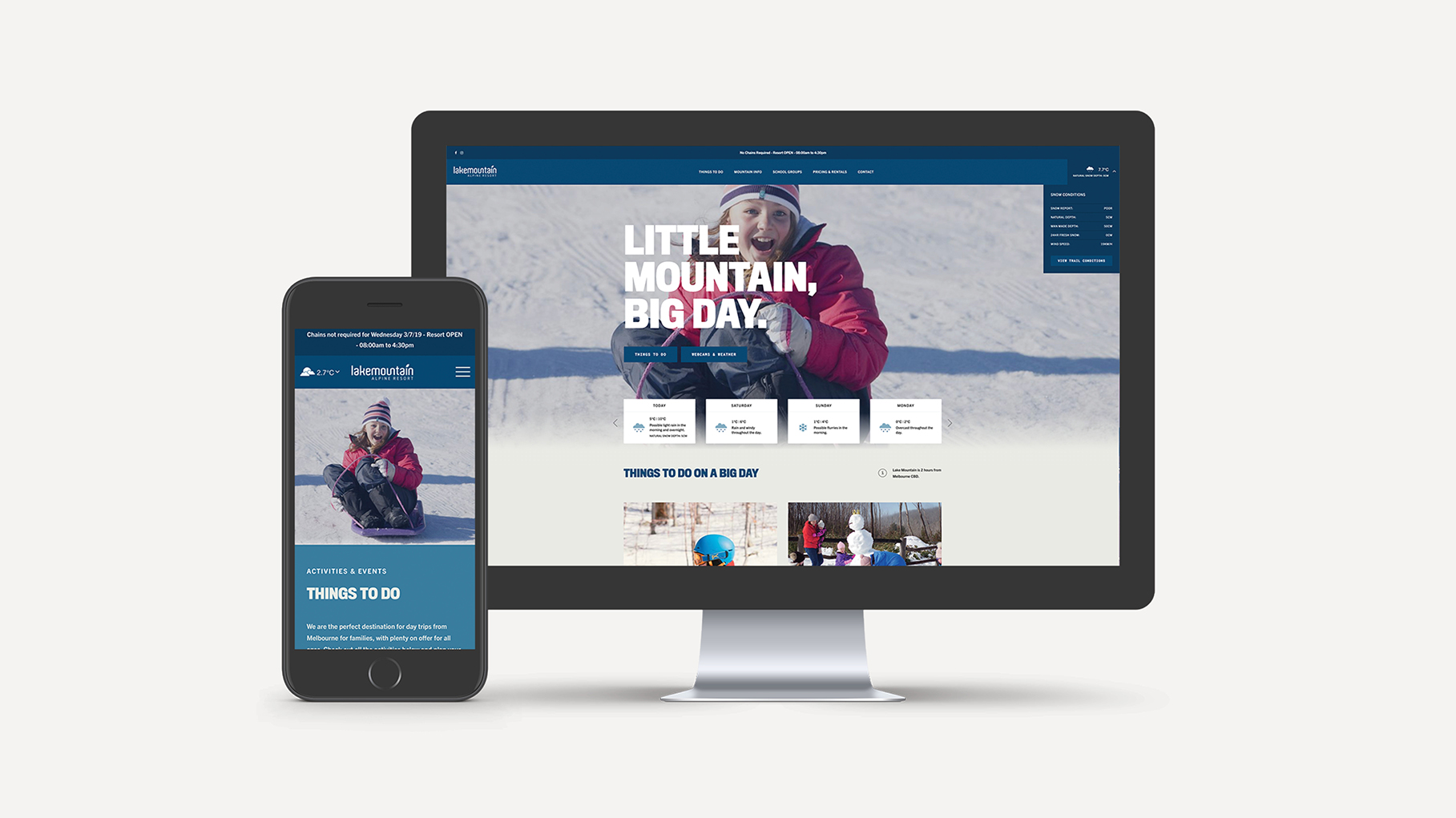 Lake Mountain Alpine Resort launches new ‘Little Mountain, Big Day’ brand work via The Reactor