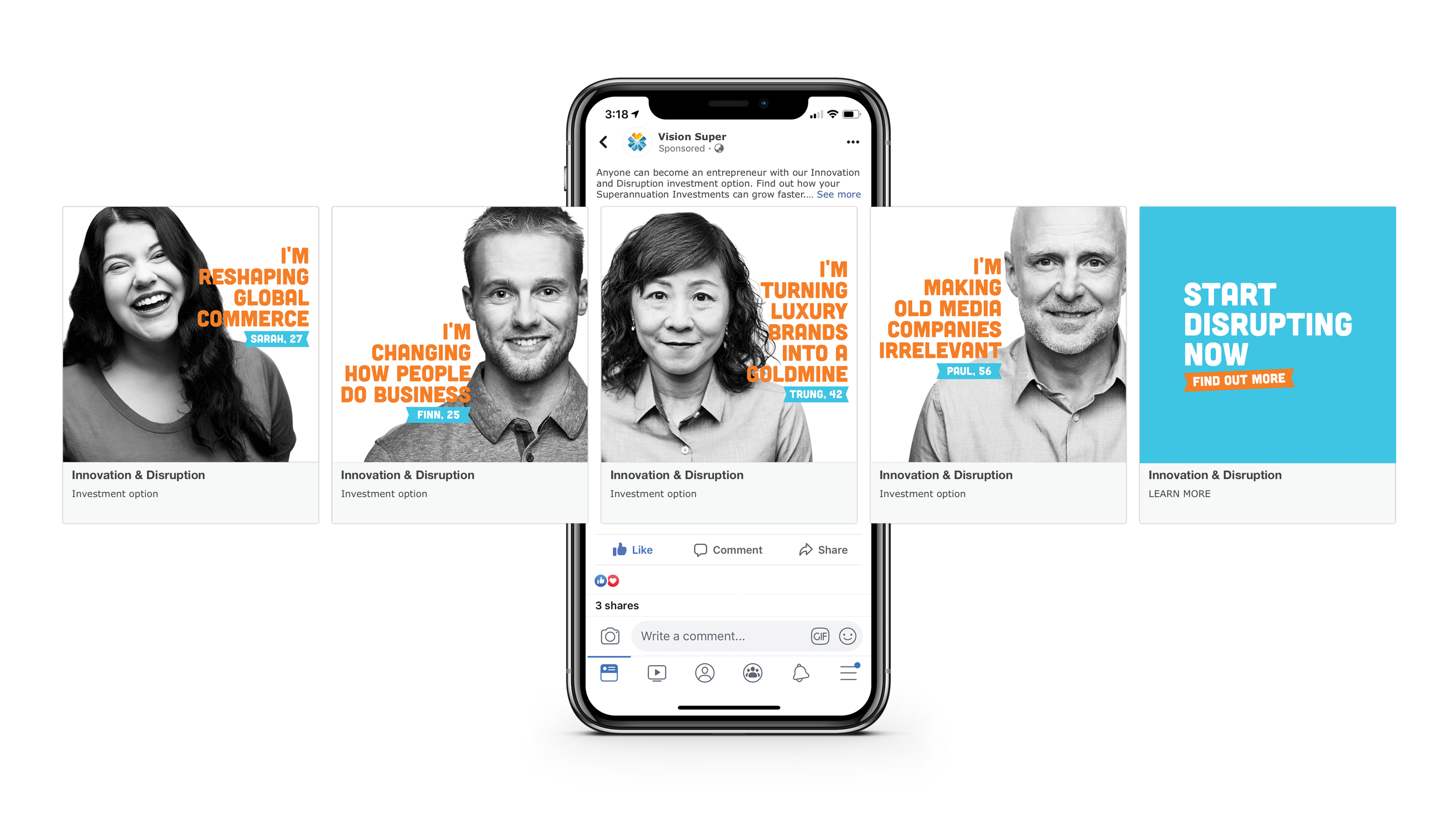 Vision Super launches new brand campaign via The Reactor for its latest investment option