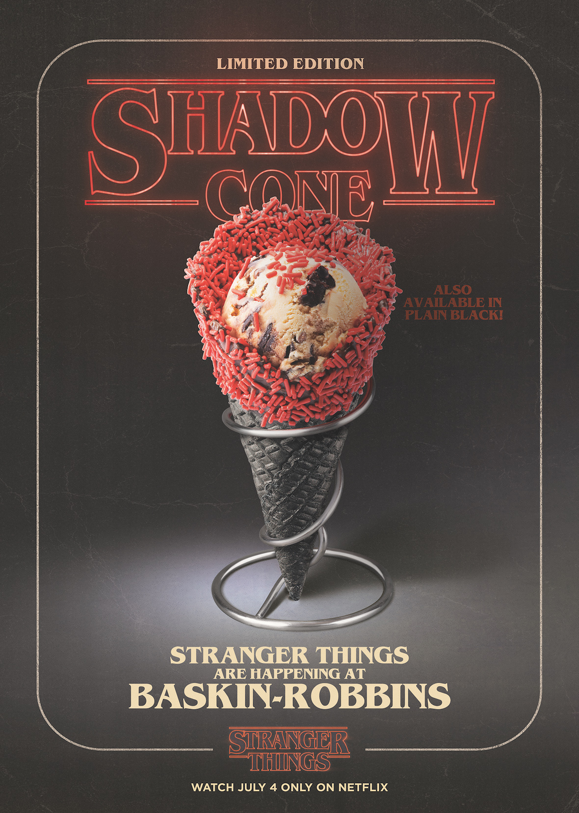 Baskin-Robbins + Netflix promote new season of Stranger Things with a campaign via Type + Pixel