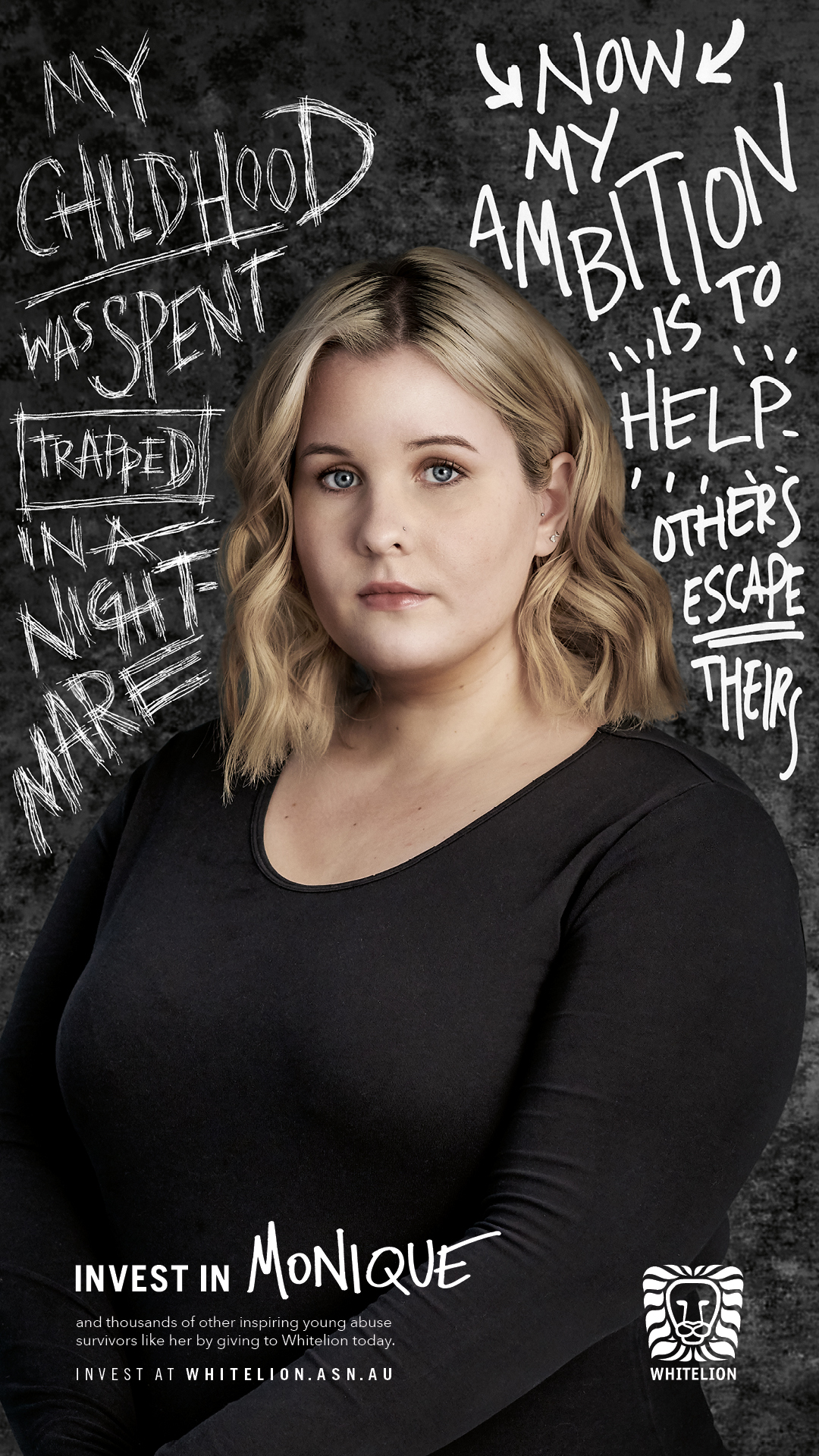 Industry gets behind youth at risk:
Whitelion launches ‘Invest In Me’ work via Ogilvy, Sydney