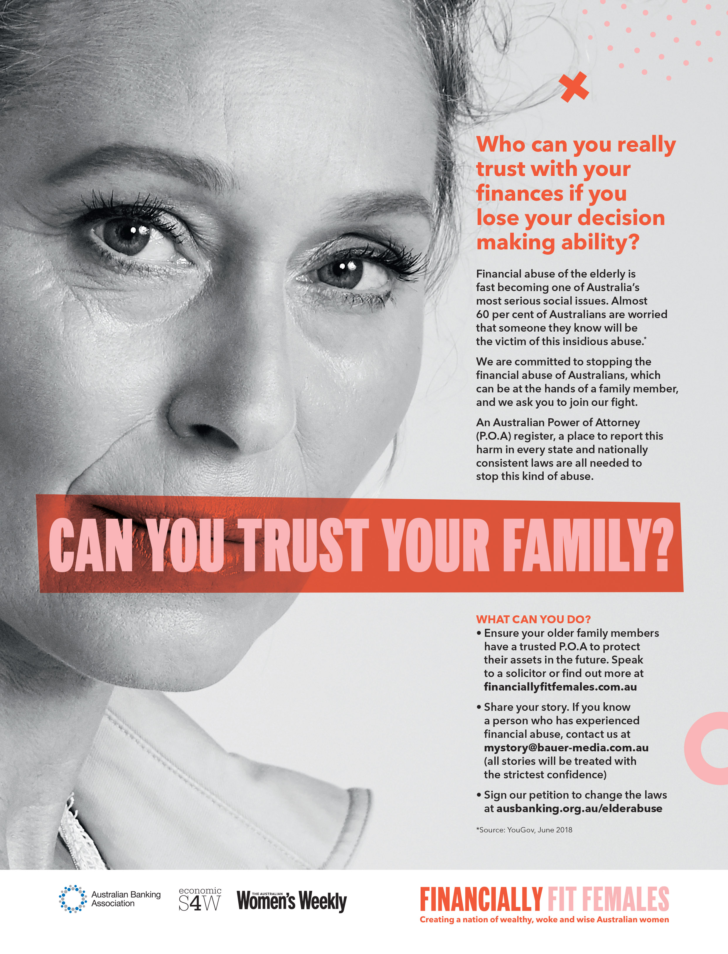 Australian Banking Association campaign tackles elder financial abuse via Bauer Media’s Story54
