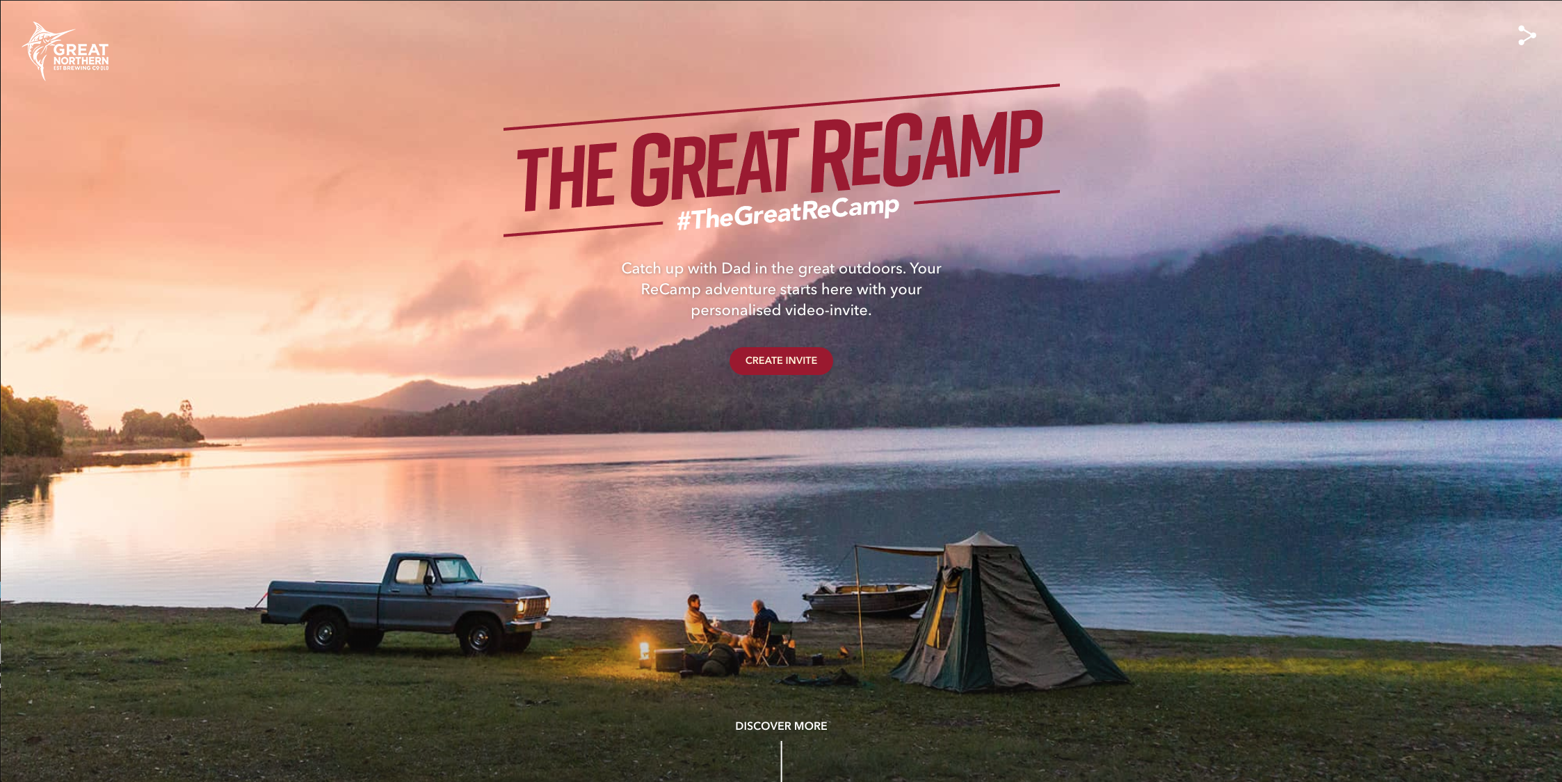 GREAT NORTHERN BREWING CO. LAUNCHES ‘THE GREAT RECAMP’ FOR FATHER’S DAY VIA TBWA GROUP SYDNEY