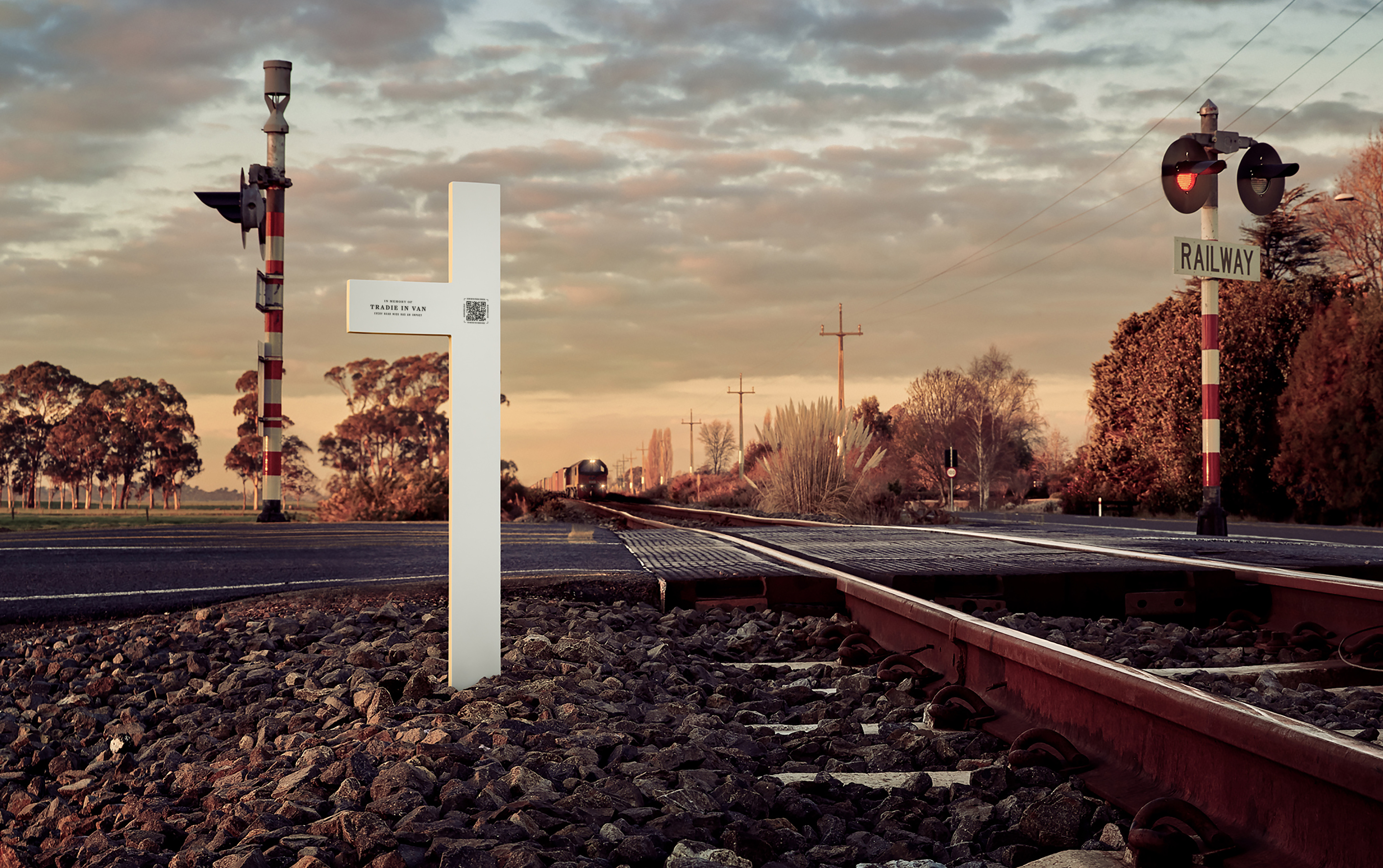 KiwiRail + DDB NZ launch ‘Near Miss Memorials’ to remember near misses at rail level crossings