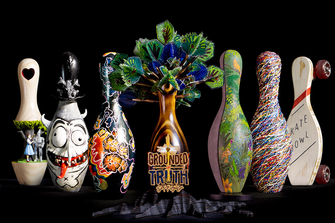Cutting Edge brings back CEX bowling pin art challenge and auction for Brisbane advertising industry to raise money for Youngcare