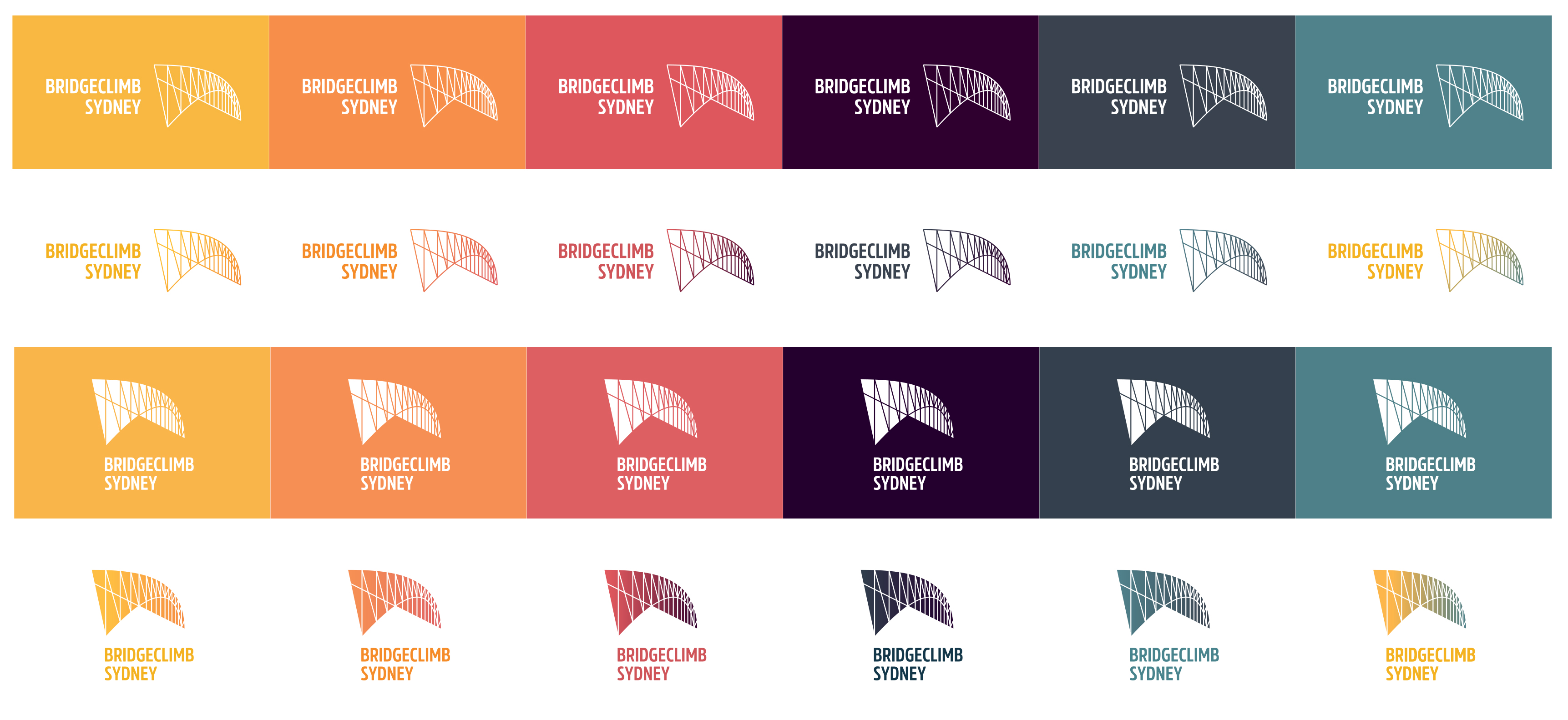 Iconic BridgeClimb Sydney celebrates with a 21st birthday brand refresh + identity via The Works