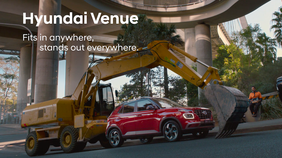 The Hyundai Venue fits in anywhere + stands out everywhere in latest TVC via Innocean Australia