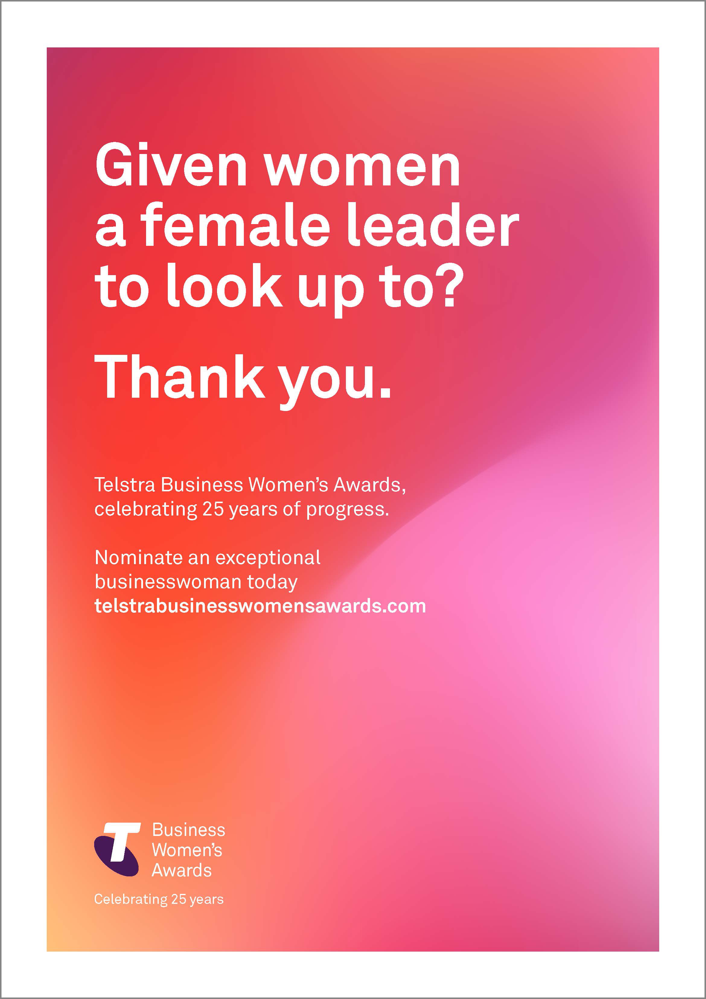 Telstra thanks women who have helped business progress in latest campaign via The Monkeys