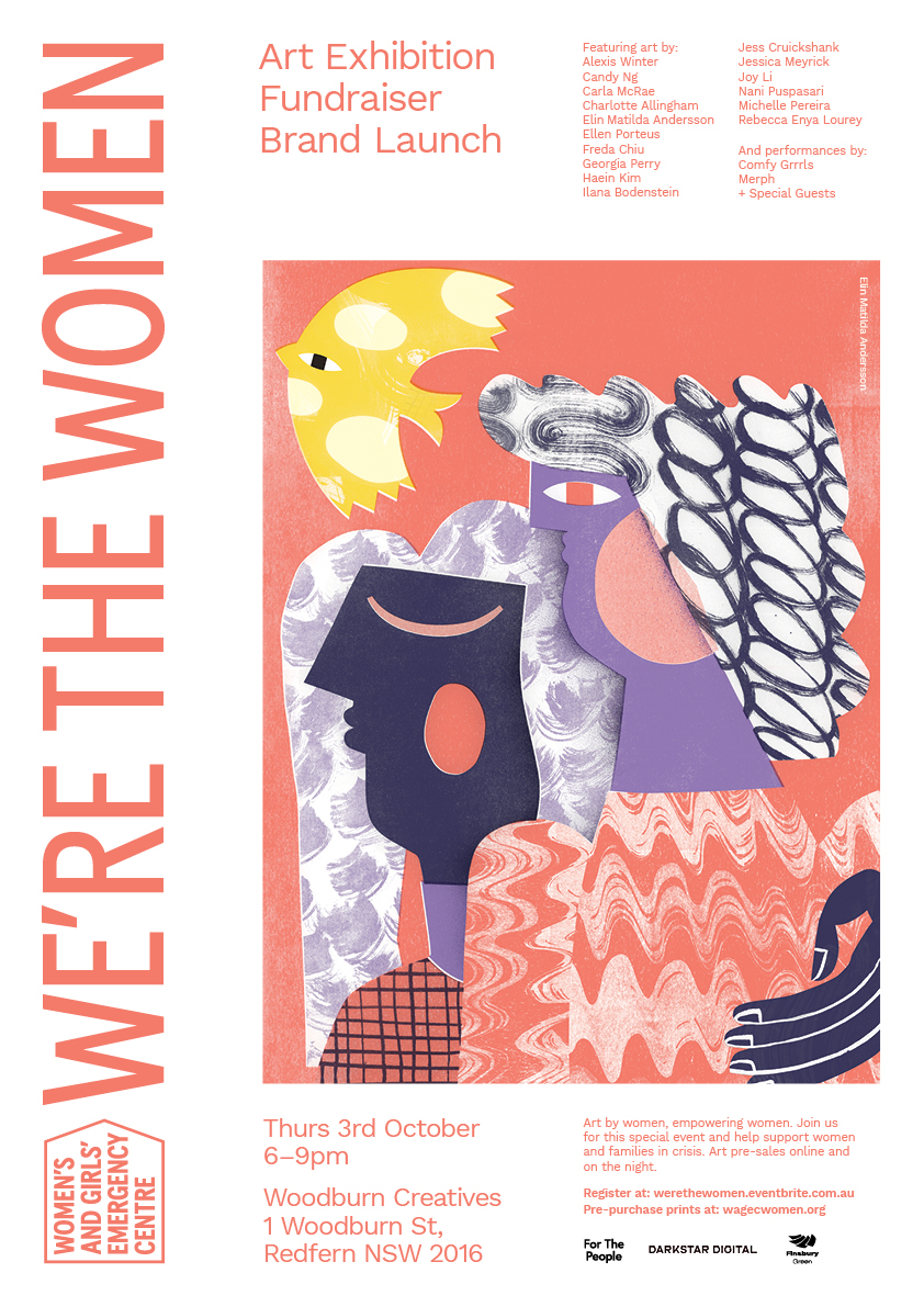 Women’s and Girl’s Emergency Centre launches new exhibition + brand identity via For The People