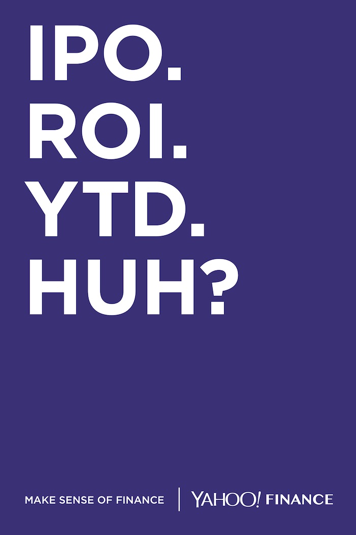 Yahoo Finance launches new OOH campaign ‘Make Sense of Finance’ via Bold and One Green Bean