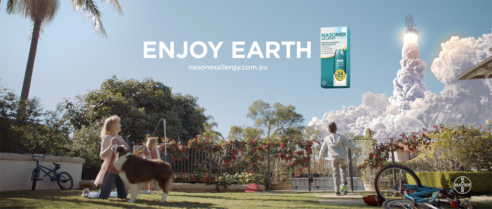 Man plagued with allergies heads to space in Nasonex Allergy’s latest television campaign