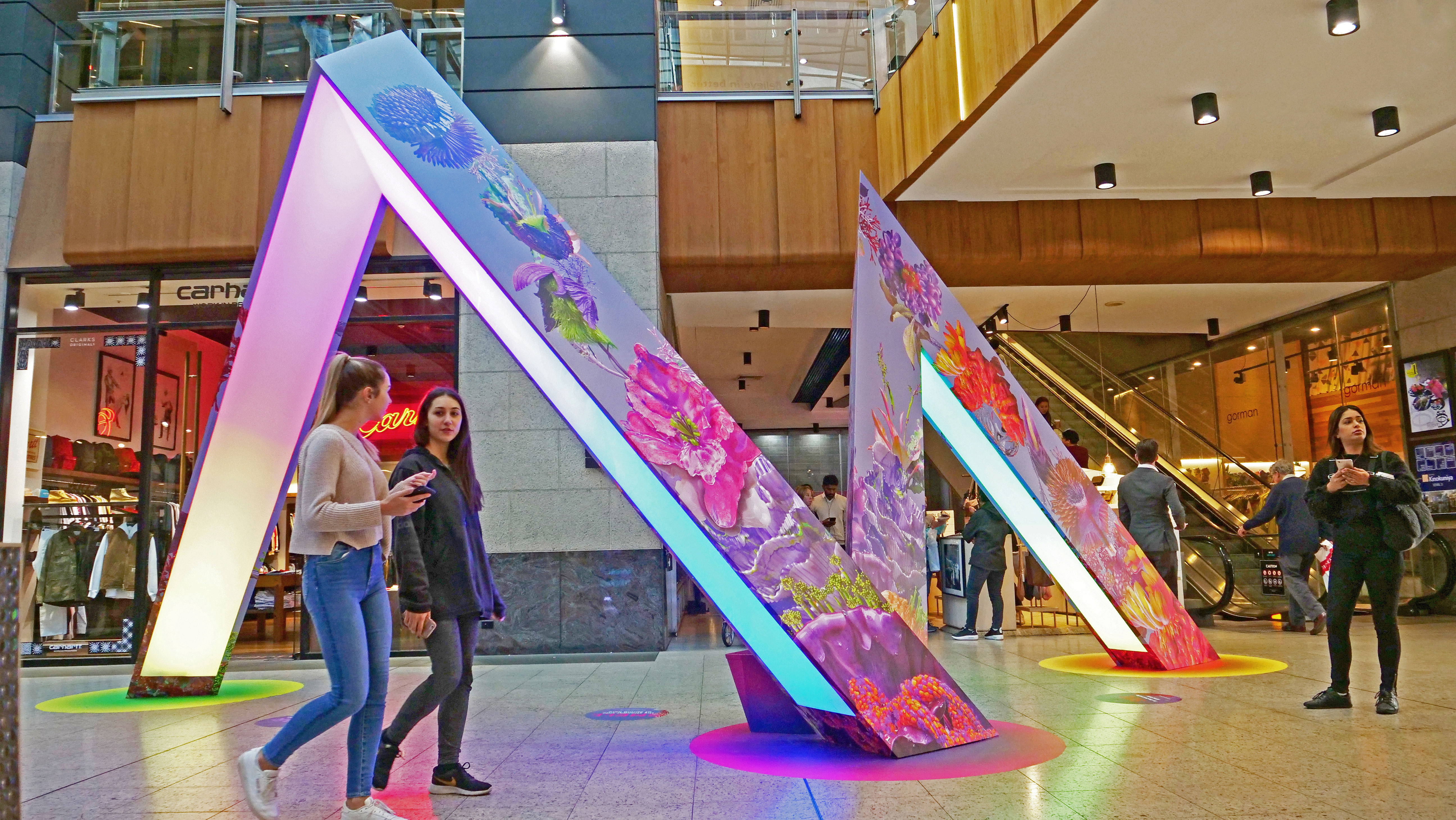 VANDAL and art duo Alexa Sirbu + Lukas Vojir create ‘Stranger Spring’ for The Galeries LIGHT ARC