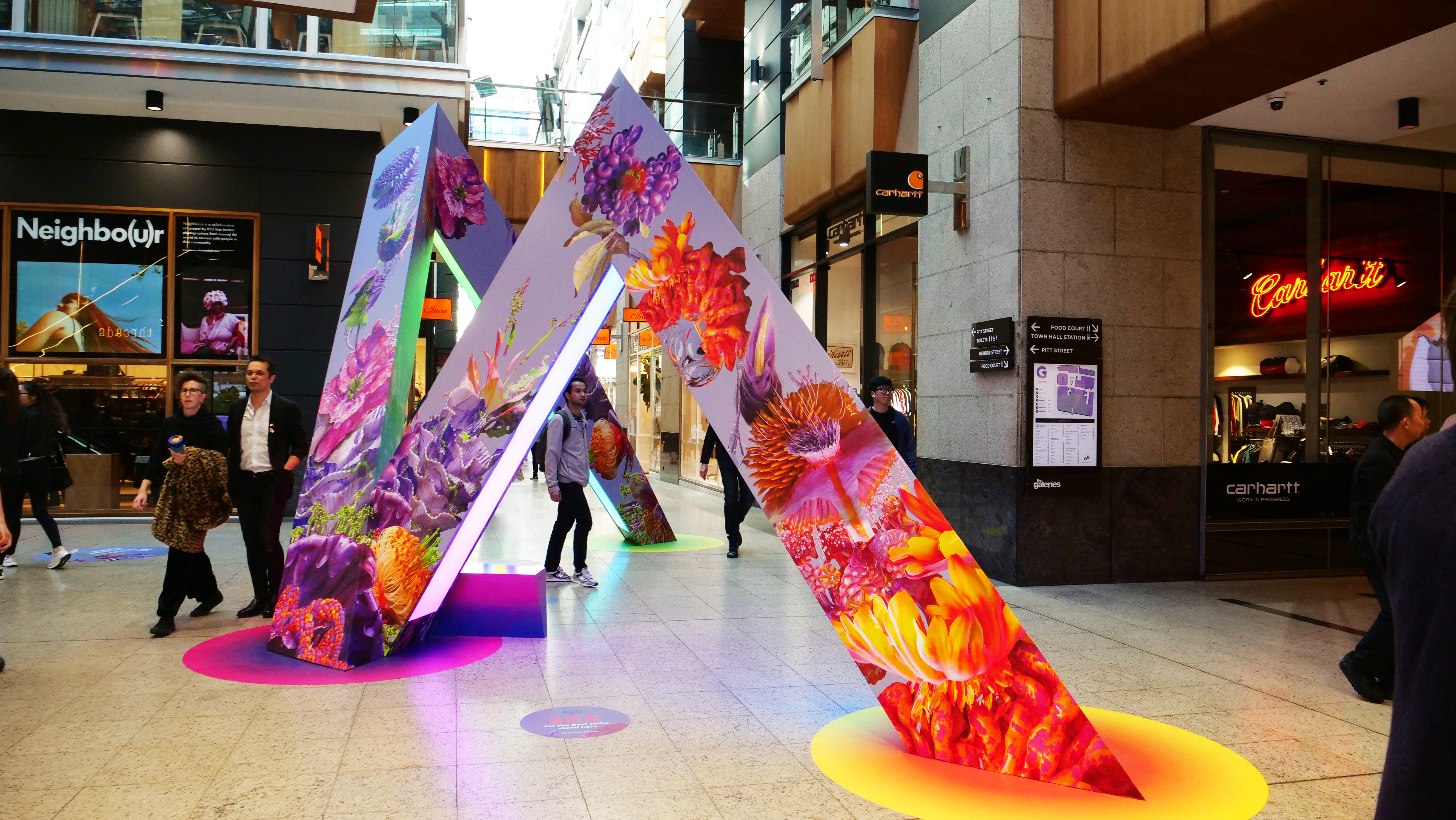 VANDAL and art duo Alexa Sirbu + Lukas Vojir create ‘Stranger Spring’ for The Galeries LIGHT ARC