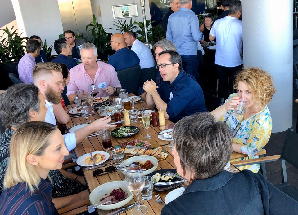 The cream of the Brisbane ad industry out in force at the CB Brisbane Legendary Lunch ~ generously sponsored by Alt.vfx and Taxi Film