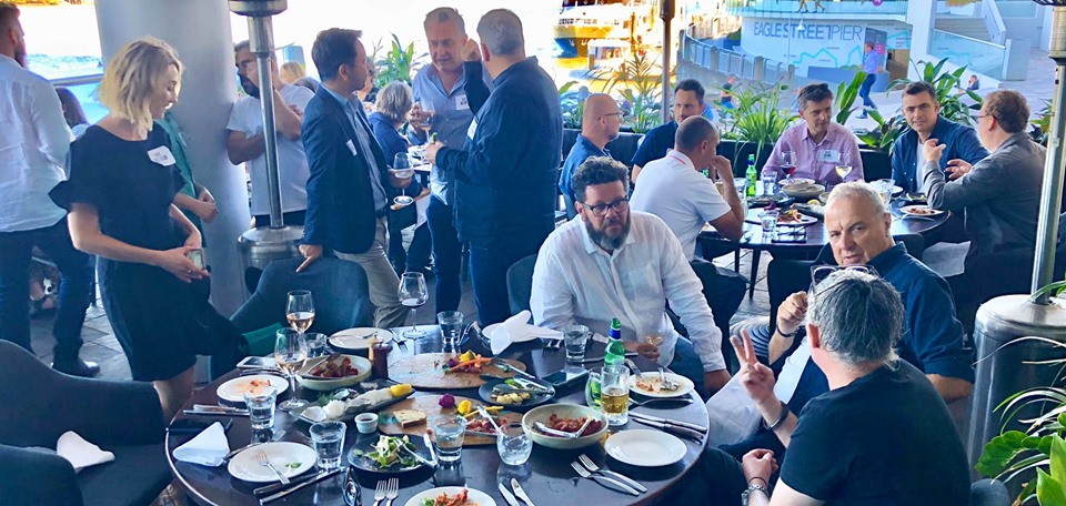 The cream of the Brisbane ad industry out in force at the CB Brisbane Legendary Lunch ~ generously sponsored by Alt.vfx and Taxi Film