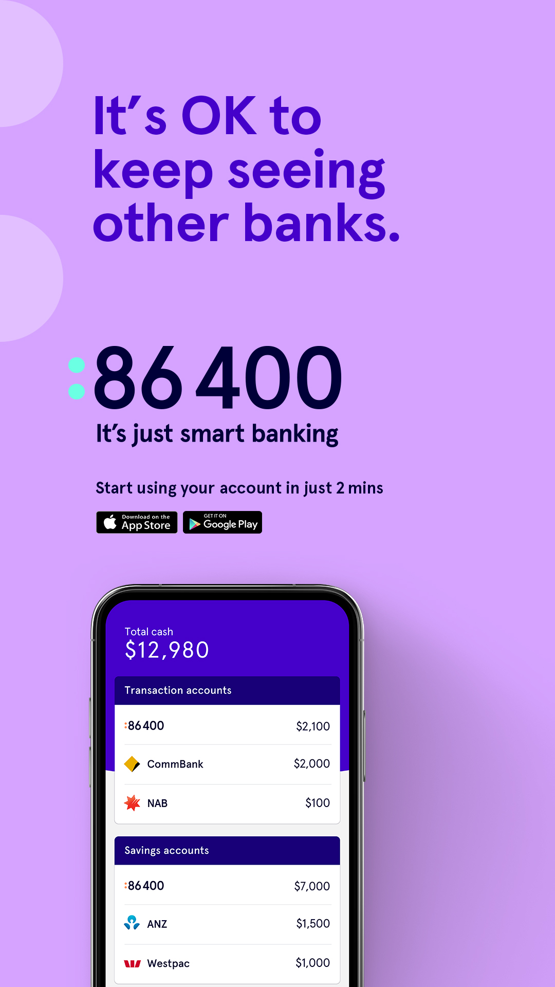 Australian smart bank 86 400 launches new ‘It’s Just Smart Banking’ brand campaign via Bashful