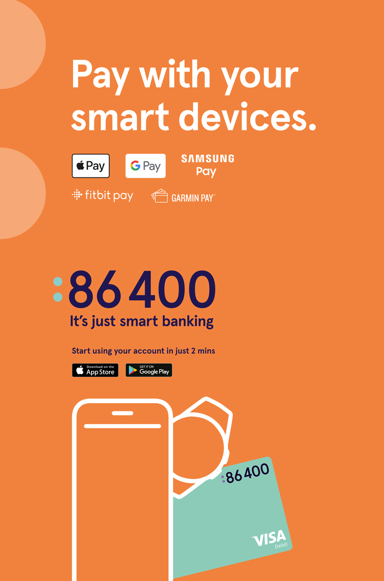 Australian smart bank 86 400 launches new ‘It’s Just Smart Banking’ brand campaign via Bashful