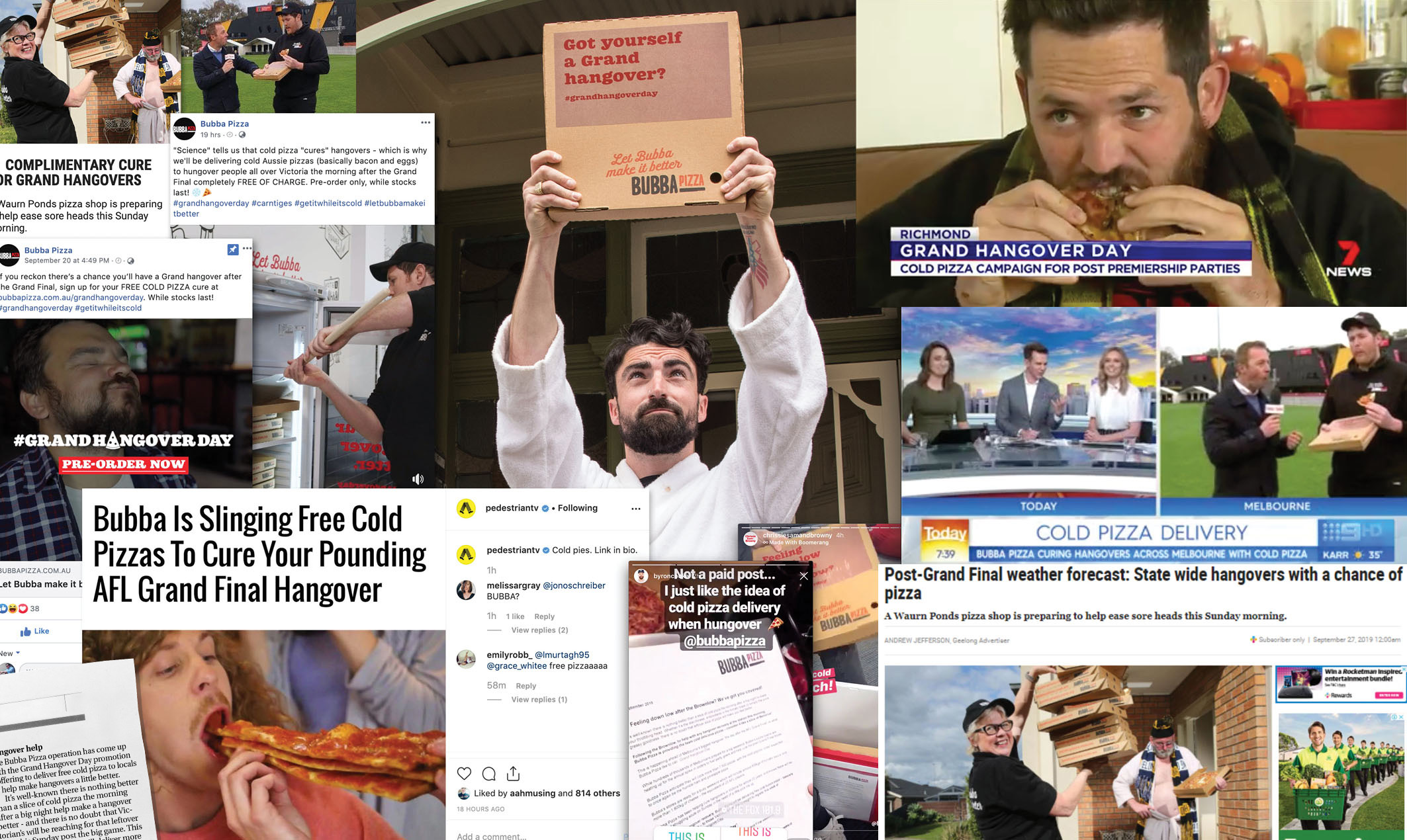 Bubba Pizza makes Grand Final hangovers better in newly launched campaign via By All Means
