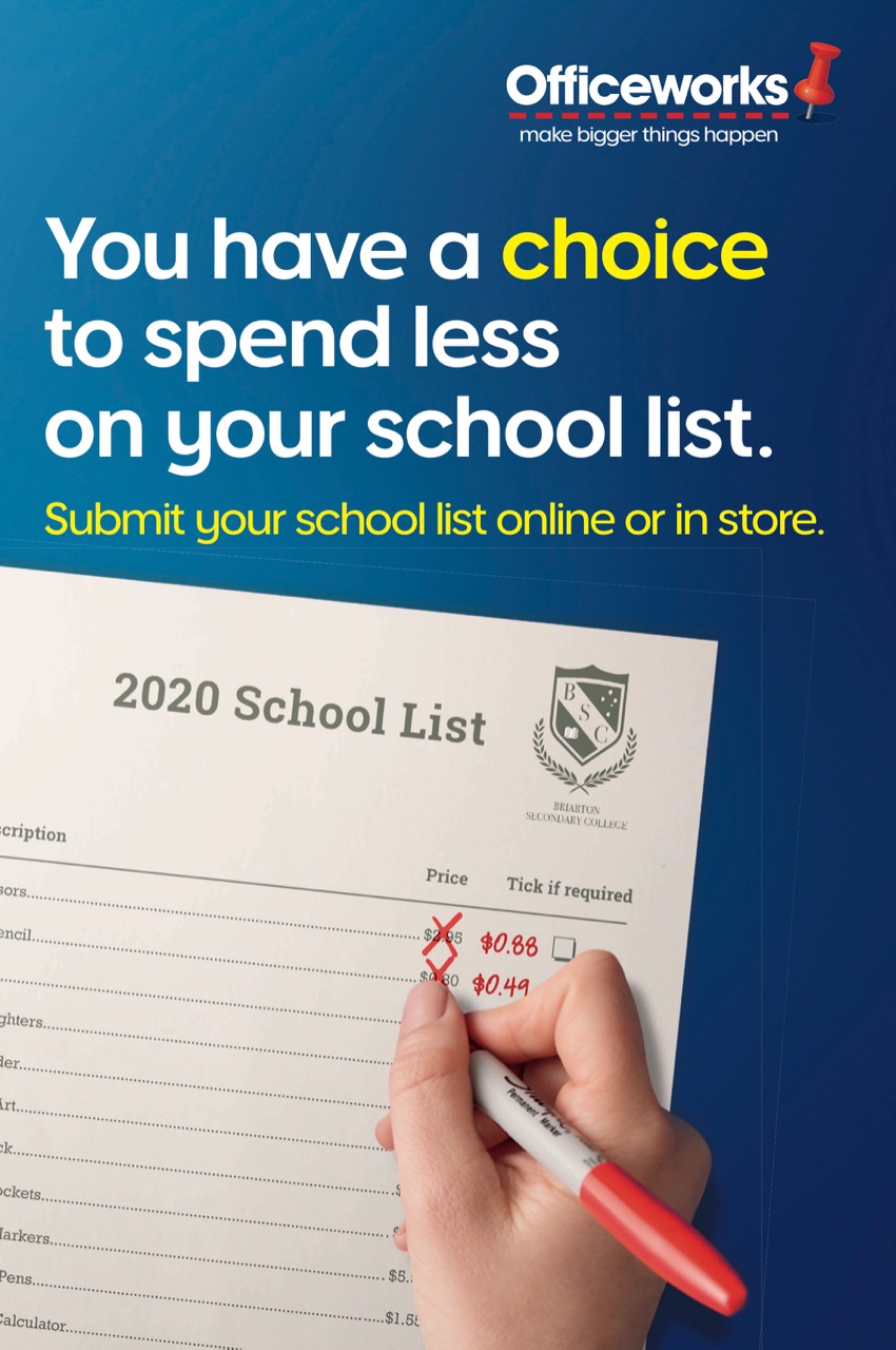 Back to School comes early for Officeworks in latest marketing campaign via AJF Partnership