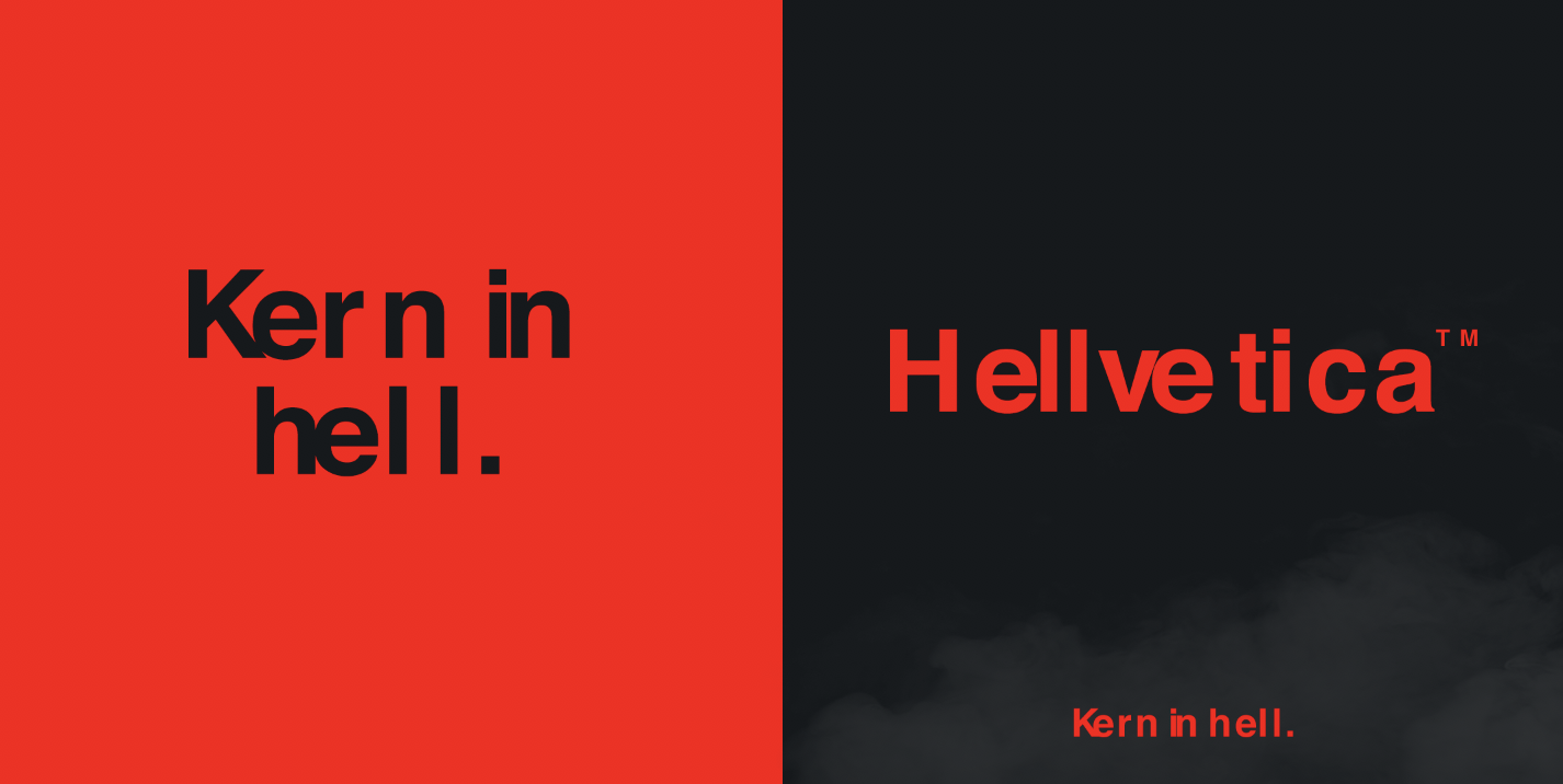 Kern in hell: R/GA New York creatives launch hellish font ‘Hellvetica’ for Halloween