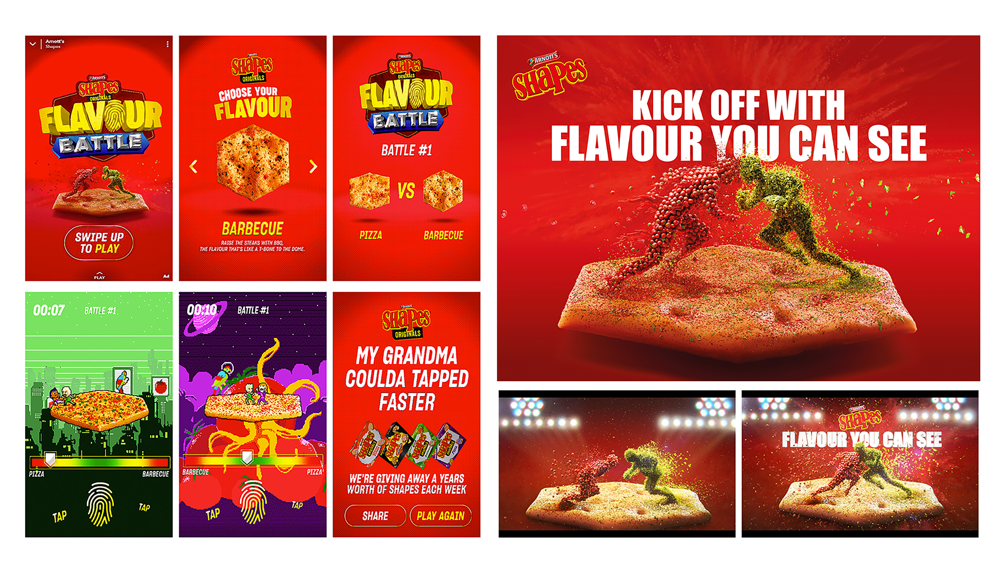 Arnott’s brings the flavour, fun and footy to life with its Shapes campaign via The Neighbourhood