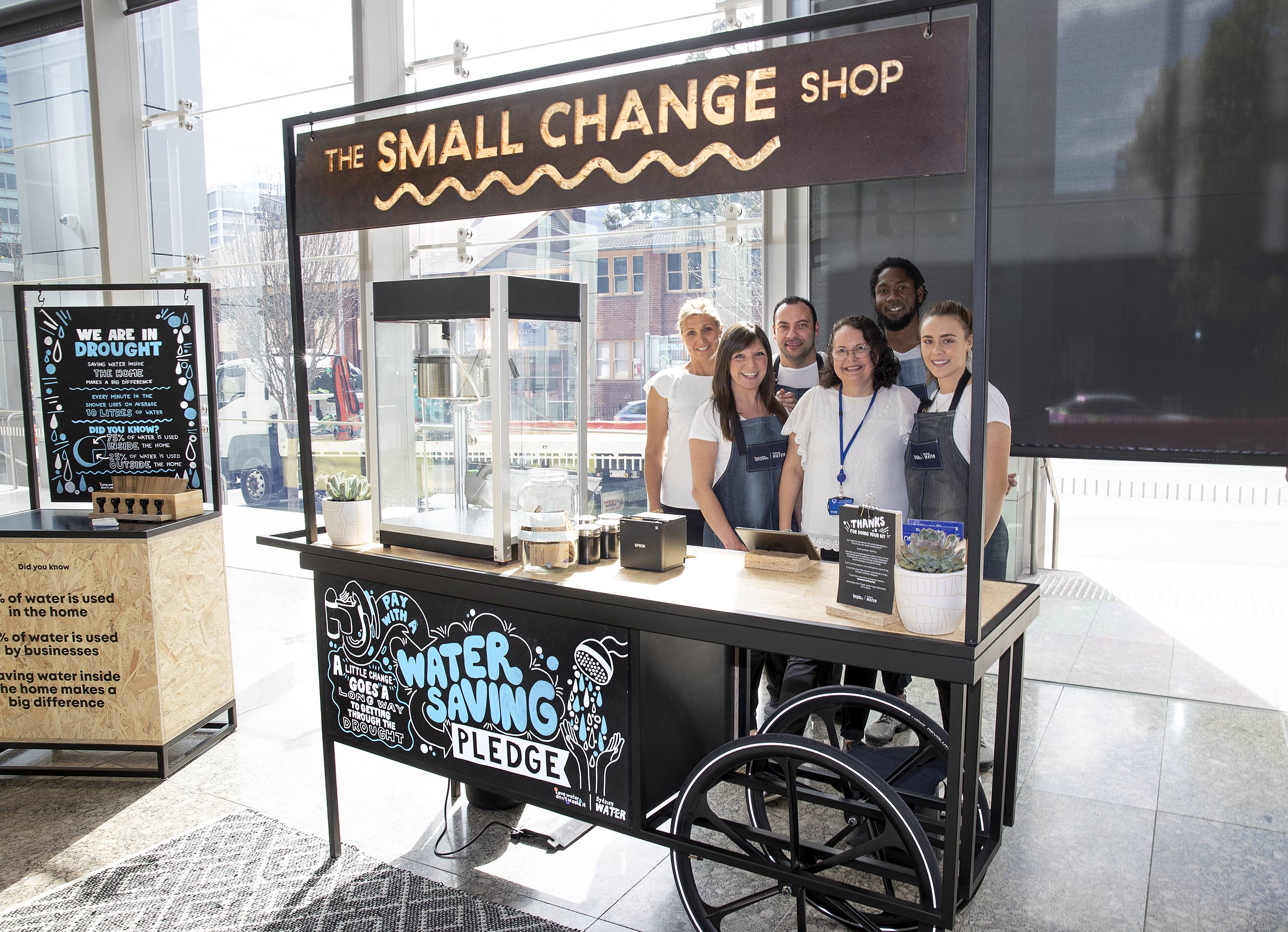 Sydney Water and Havas Village launch the Small Change Shop to save water during the drought
