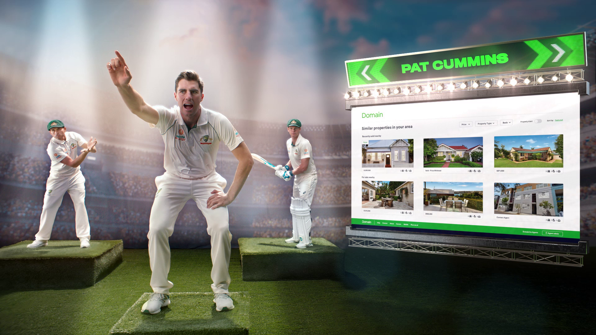 Domain and Cricket Australia launch ‘Proudly Property Tragics’ campaign via Special Group