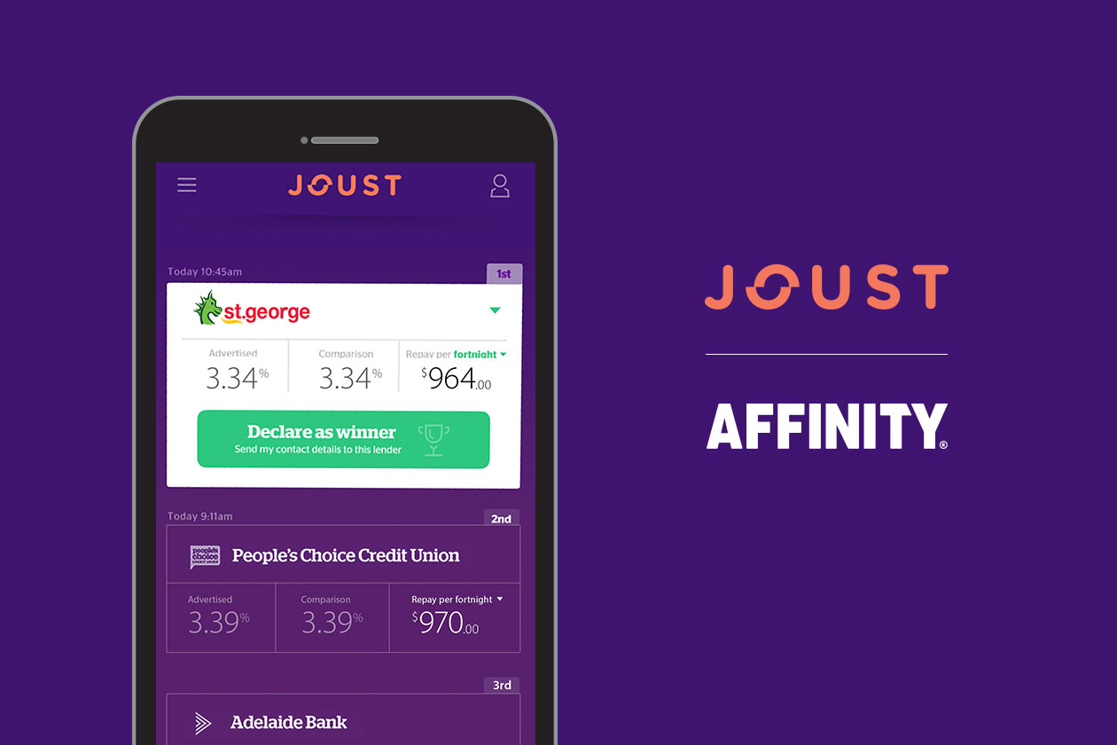 JOUST appoints AFFINITY as new full service agency to shake up the home loan landscape