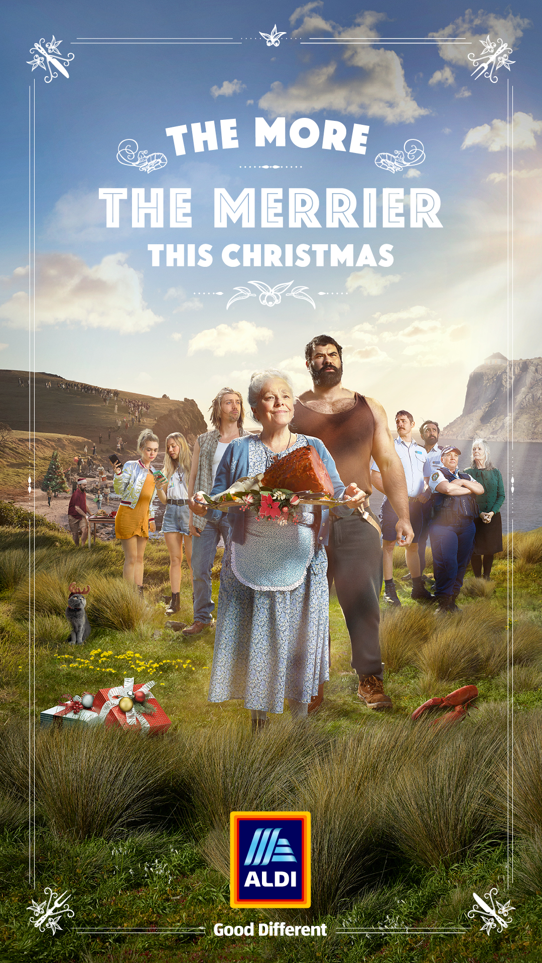 ALDI unveils the miracle ham in new ‘The More The Merrier’ 2019 Christmas campaign via BMF Sydney
