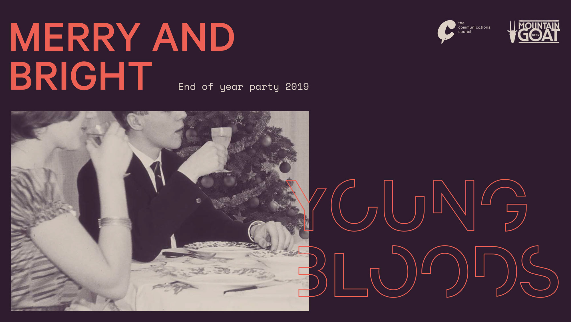 Youngbloods VIC to host ‘Merry and Bright’ end of year party at Mountain Goat Brewery in Richmond, next Thursday, 21 November