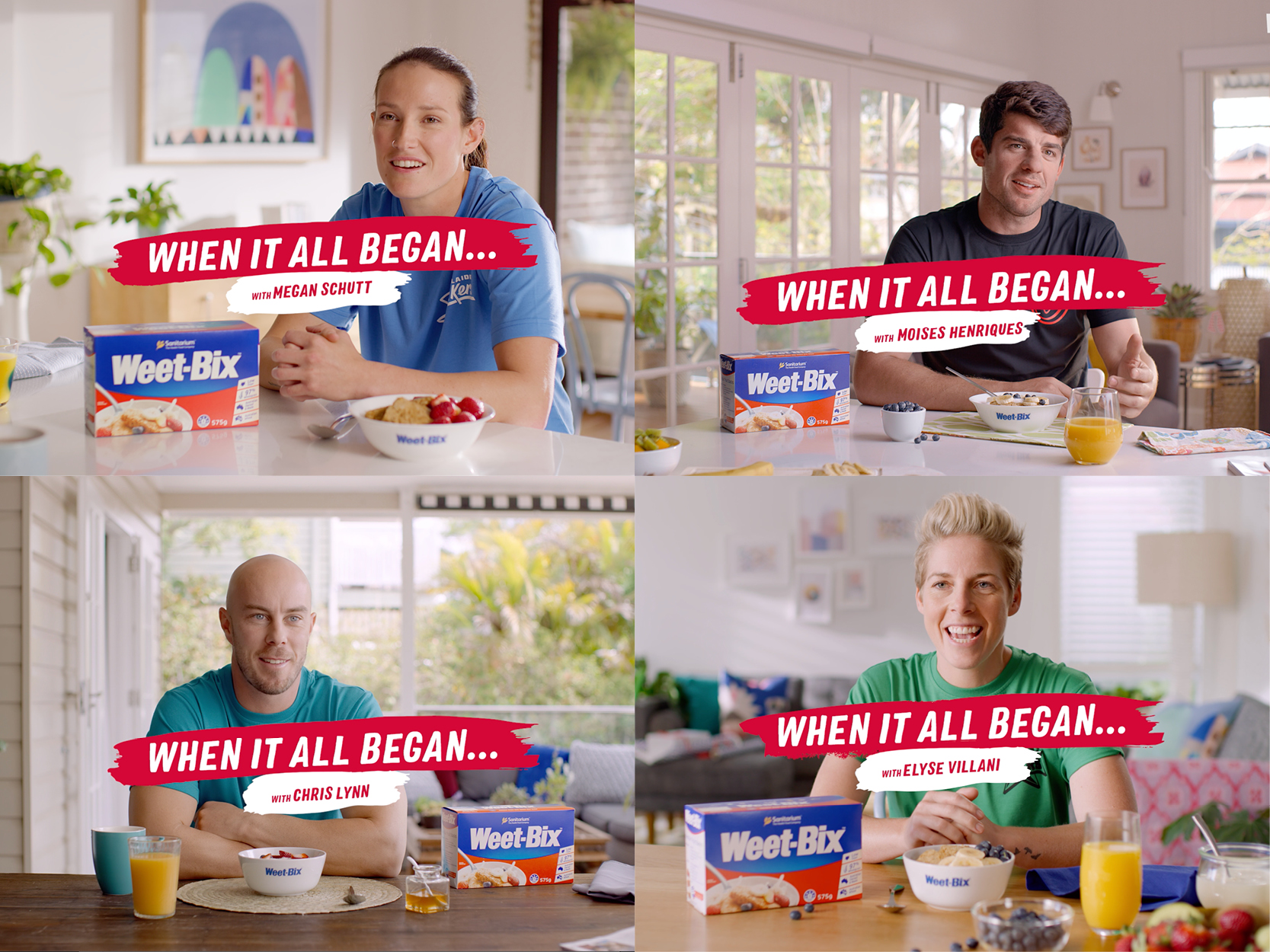 Weet-Bix celebrates Big-Bash superstars in newly launched ‘When It All Began’ campaign via Gemba